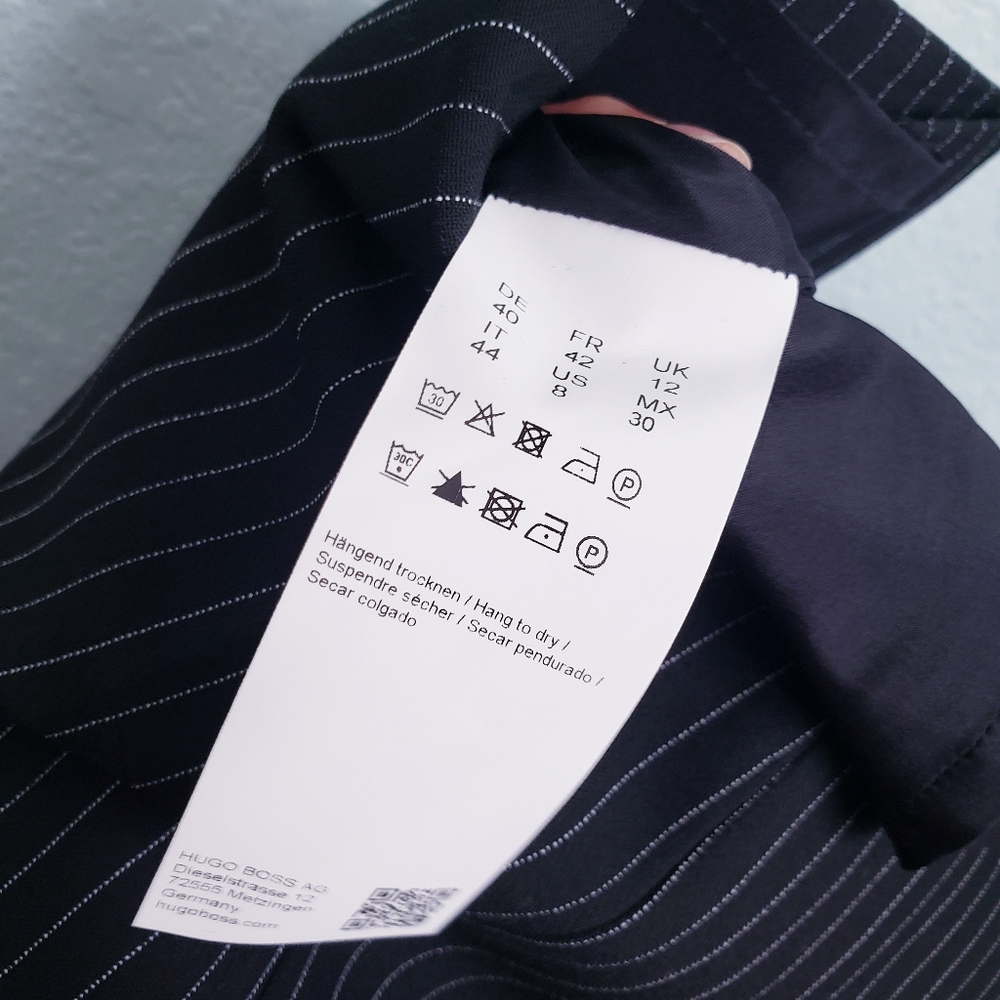 Boss Hugo Boss Vimena Pinstripe Ponte Skirt - Picture 9 of 9